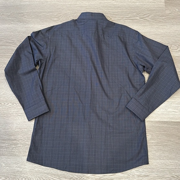 Ben Sherman Men’s Gray Print Long Sleeve Button Down Shirt Size - Picture 2 of 4